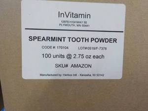 Box of 100 - 2.75 oz Jars InVitamin...