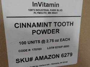 Box of 100 - 2.75 oz Jars InVitamin...