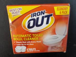 Iron Out Toilet Bowl Cleaner with 8...