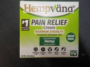 4 oz Hempvana Pain Relief Crme p...
