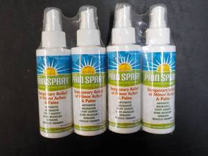 4 Spray 4 oz Pain Spray...