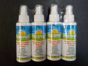 4 Spray 4 oz Pain Spray...