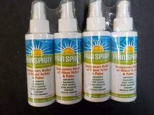 4 Spray 4 oz Pain Spray...