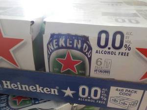 4 - 6 packs Heineken Non Alcoholic...