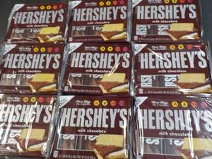 9 - 6 count pkgs Hersheys bars- pa...