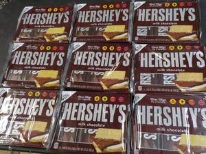 9 - 6 count pkgs Hersheys bars- pa...