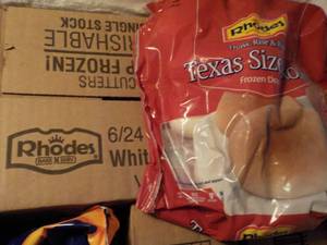 6 Count Frozen Rhodes 24 Rolls each...
