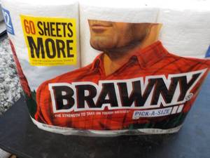 6 Rolls Brawny Paper Towels...
