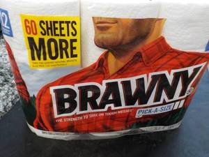 6 Rolls Brawny Paper Towels...