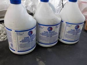 3 Gallon Jugs Pure Bright Bleach...
