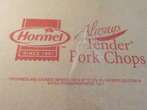 10 lbs. Always Tender Pork Chops...