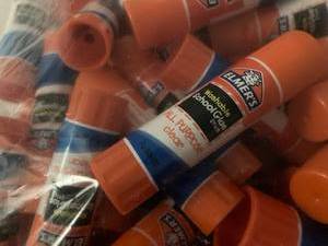 lot 113 image: Elmers Glue Sticks