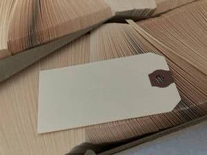 lot 107 image: Small Manila Tags