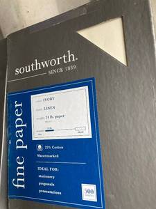 lot 100 image: Fine Linen Paper