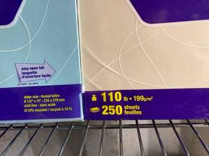 lot 67 image: Color Cardstock