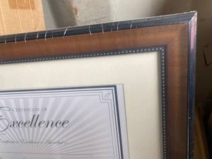 lot 128 image: Certificate Frames