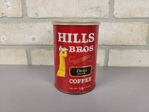 lot 273 image: Vintage 12# Hills Bros Coffee Can