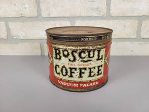 lot 274 image: Vintage 1# Boscul Coffee Can - Dayton, OH