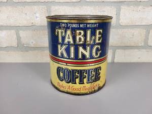 lot 272 image: Vintage Table King 2# Coffee Can - Duluth, MN