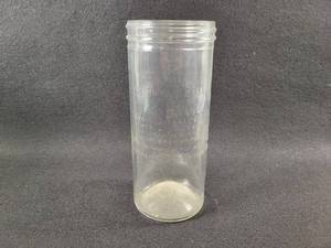 lot 283 image: 1930s Glass Wesson Oil Mayonnaise Maker Jar - With Recipe Embossed on Jar