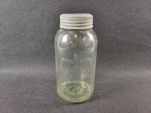 lot 281 image: ca. 1920s CROWN 12 Gallon Mason Jar - Dominion Glass Co. Canada