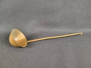 lot 289 image: Antique Hammered Copper Ladle