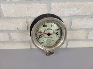 lot 317 image: Antique ASHCROFT 6 Altitude Gauge - Crane & Ordway Co. St. Paul, MINN