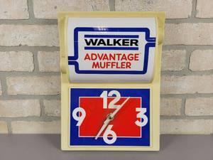 lot 327 image: WALKER Muffler Advertising Clock - WORKS