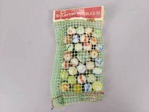 lot 330 image: Unopened Vintage Playtime 30-Pack of Marbles