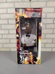 lot 253 image: SATCHMO Animated Figure in Original Box - Gemmy Pop Culture Series - Louis Armstrong