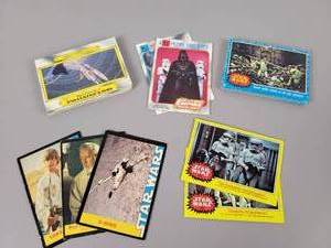 lot 468 image: (31) 1977 & 1980 Star Wars Series 1 Trading Cards and Others