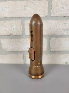 lot 443 image: Vintage Ray-O-Vac Bullitt Copper Plated Flashlight