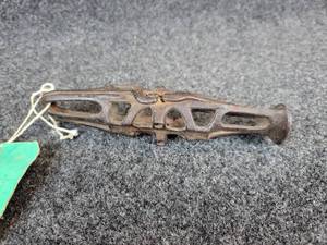 lot 357 image: Antique Cast Iron Buggy Whip Holder