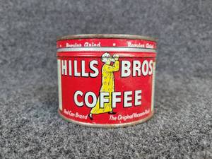 lot 371 image: Vintage 12# Hills Bros Coffee Can