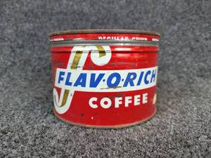 lot 368 image: Vintage 1# FLAV-O-RICH Coffee Can - Hopkins, MN