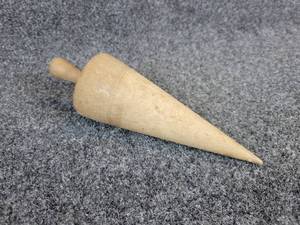 lot 387 image: Antique Wood Waffle Cone Form