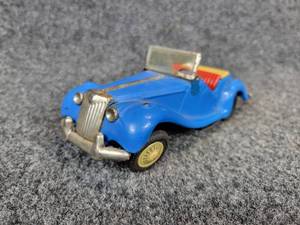 lot 409 image: 1950s Tin MG Midget Toy Friction Car - Made in Japan