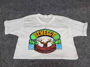 lot 419 image: Vintage Schells Beer T-Shirt - Size Medium