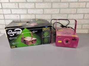 lot 1158 image: CHAUVET Scorpion Storm FX Red & Green Laser Machine - Tested and Works