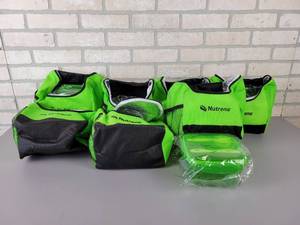 lot 1163 image: (7) New Cooler Lunch Bags w Containers