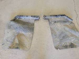 lot 1165 image: Pair of Semi-Truck Mud Flap Bars - NO SHIPPING