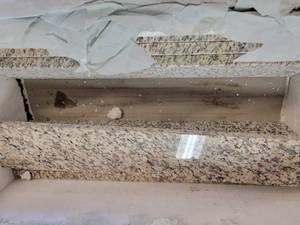 lot 1172 image: (9) Granite Slabs - Approx. 24 x 4 x 34 Each - NO SHIPPING