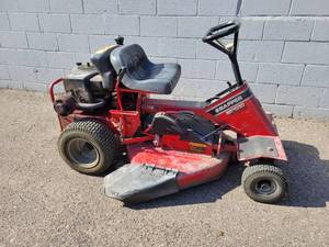 lot 1020 image: SNAPPER Rear Engine Riding Lawn Mower - 10HP 30 Cut - Starts, Runs and Operates - NO SHIPPING