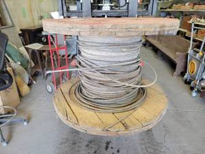 lot 1063 image: Spool of 516 Steel Cable - NO SHIPPING