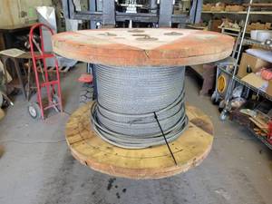 lot 1064 image: Spool of 516 Steel Cable - NO SHIPPING