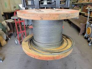 lot 1066 image: Spool of 516 Steel Cable - NO SHIPPING
