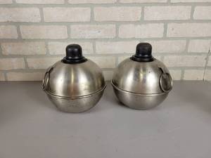 lot 1078 image: (2) Smudge Pot Style Patio Tiki Torch Lights - NO SHIPPING