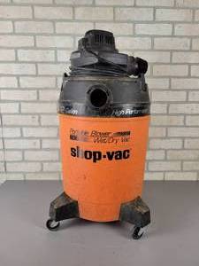 lot 1120 image: 12-Gallon Shop-Vac Portable Blower  Vacuum - Tested and Works - NO SHIPPING