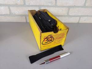 lot 1124 image: (32) NEW Aluminum Ball-Point Pens in Cases