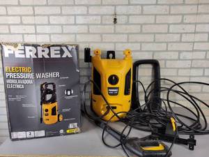 lot 1131 image: Open Box - FERREX Electric Pressure Washer - 2100 PSI  1.2GPM - NO SHIPPING